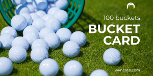 100 Bucket Driving Range Card